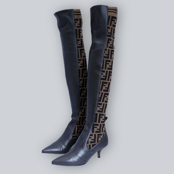 fendi thigh high boots